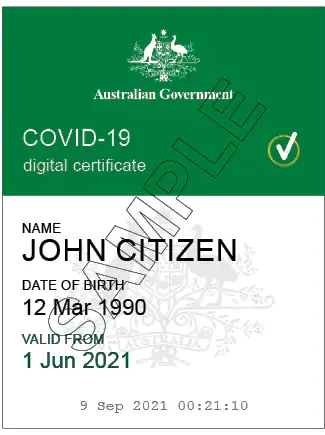 The COVID-19 Digital Certificate